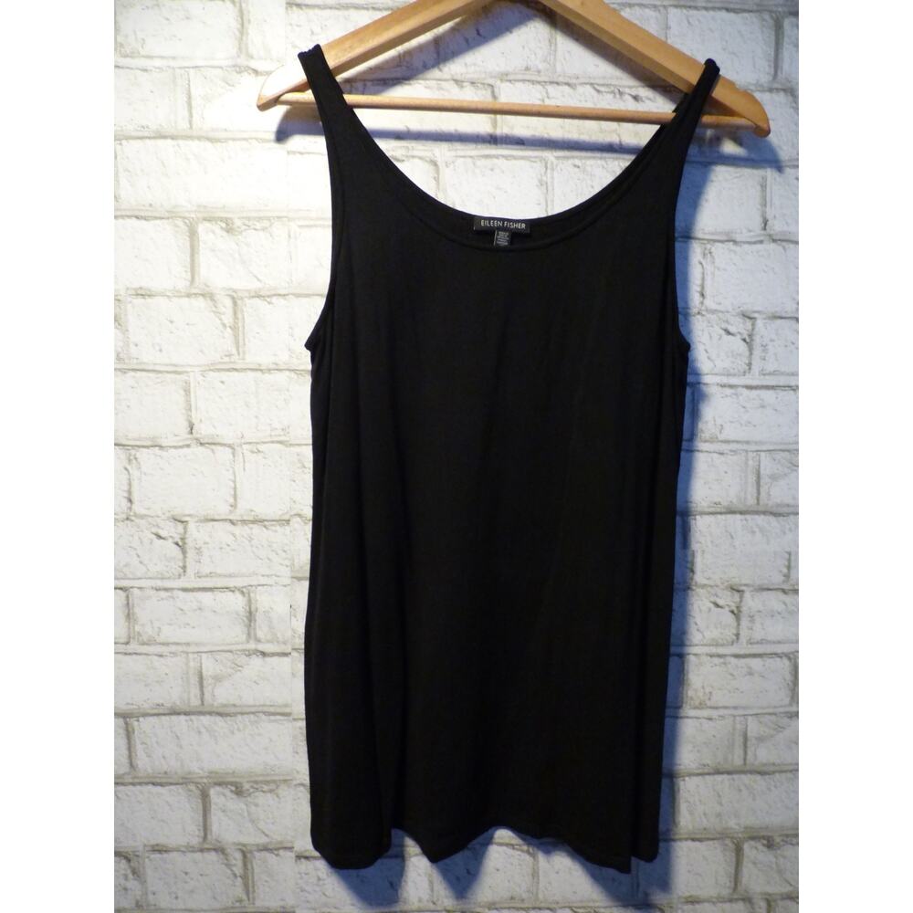 Eileen Fisher Lightweight Viscose Jersey Slim Tank Top Small NEW